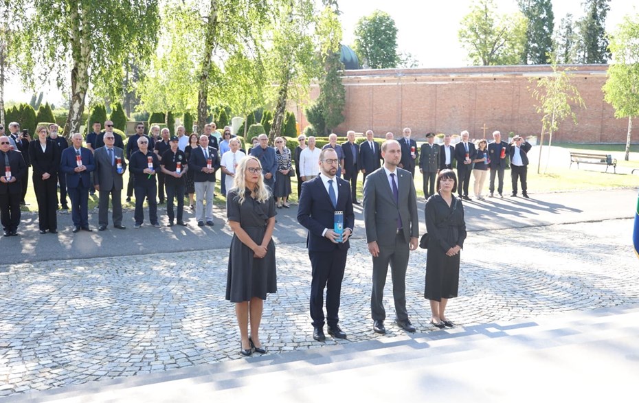 Polaganje vijenaca u povodu Dana državnosti i Dana branitelja te uoči Dana Grada Zagreba